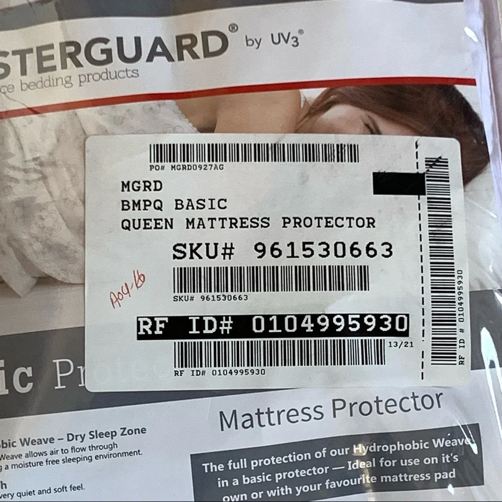 NWT MASTERGUARD Queen Mattress Protector